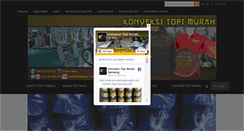 Desktop Screenshot of konveksitopimurah.com